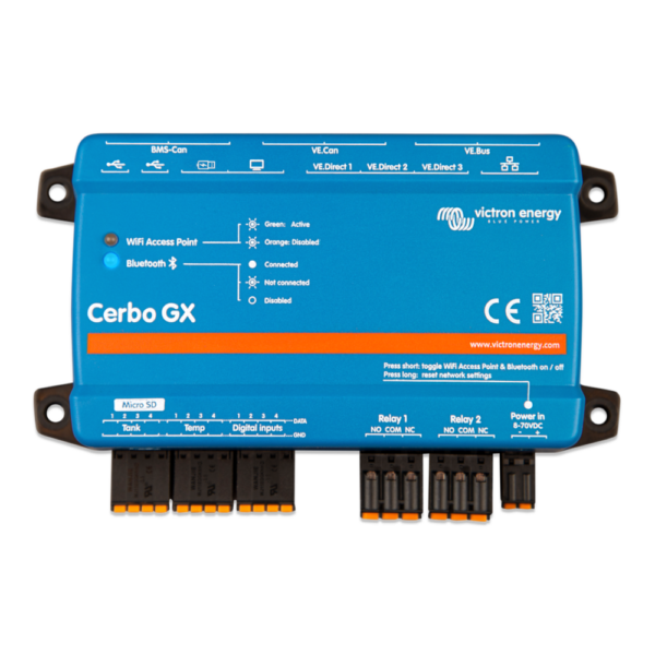 Cerbo-GX Top Connections